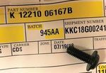 1221006167B - Body: Bumper Cover Screw for Kia: Soul, Soul EV Image