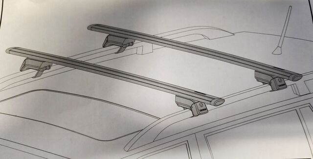 R5F21AU100 - Hauling: Roof Rack Cross Bars for Kia: Seltos, Sorento, Telluride Image