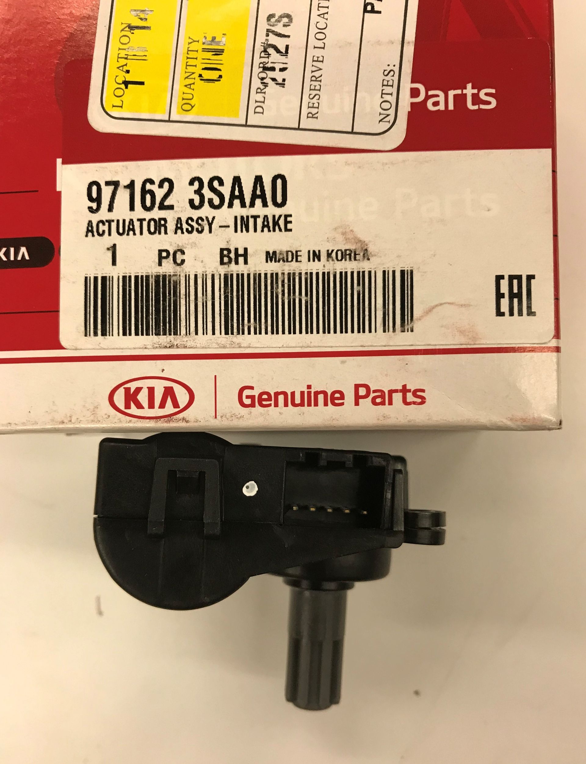 971623SAA0 - HVAC: Actuator for Kia: Cadenza, Forte, Forte Koup, Forte5, K4, Optima, Sedona, Sorento, Telluride Image