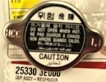 253303E000 - Cooling System: Radiator Cap for Kia: Rio, Sorento Image