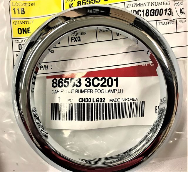 865533C201 - : Cap Front Bpr Fog Lamp for Kia Image