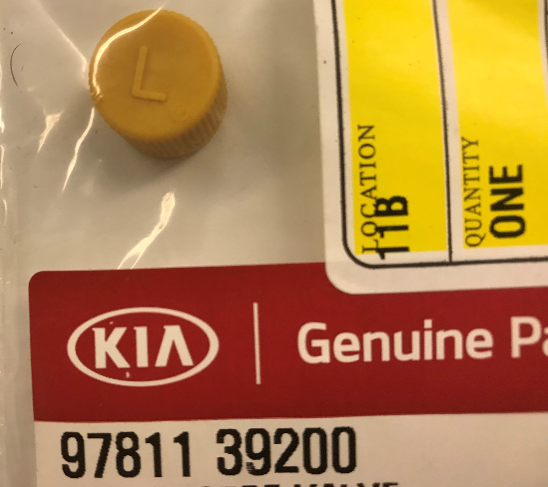 9781139200 - HVAC: Return Line Assembly Cap for Kia: Forte, Forte Koup, Optima, Rio, Soul, Soul EV Image