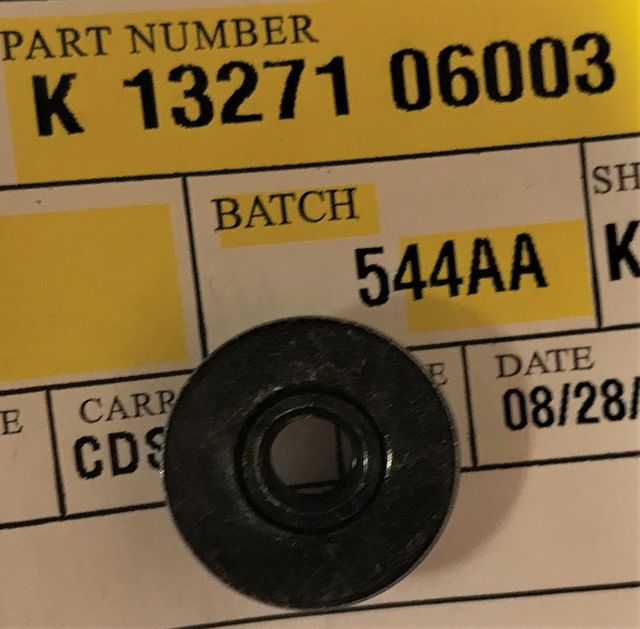 1327106003 - : Guide Channel Nut for Kia: Cadenza, Carnival, EV6, EV9, K4, K5, K900, Niro, Niro EV, Optima, Sedona, Seltos, Sorento, Soul, Soul EV, Sportage, Stinger, Telluride Image