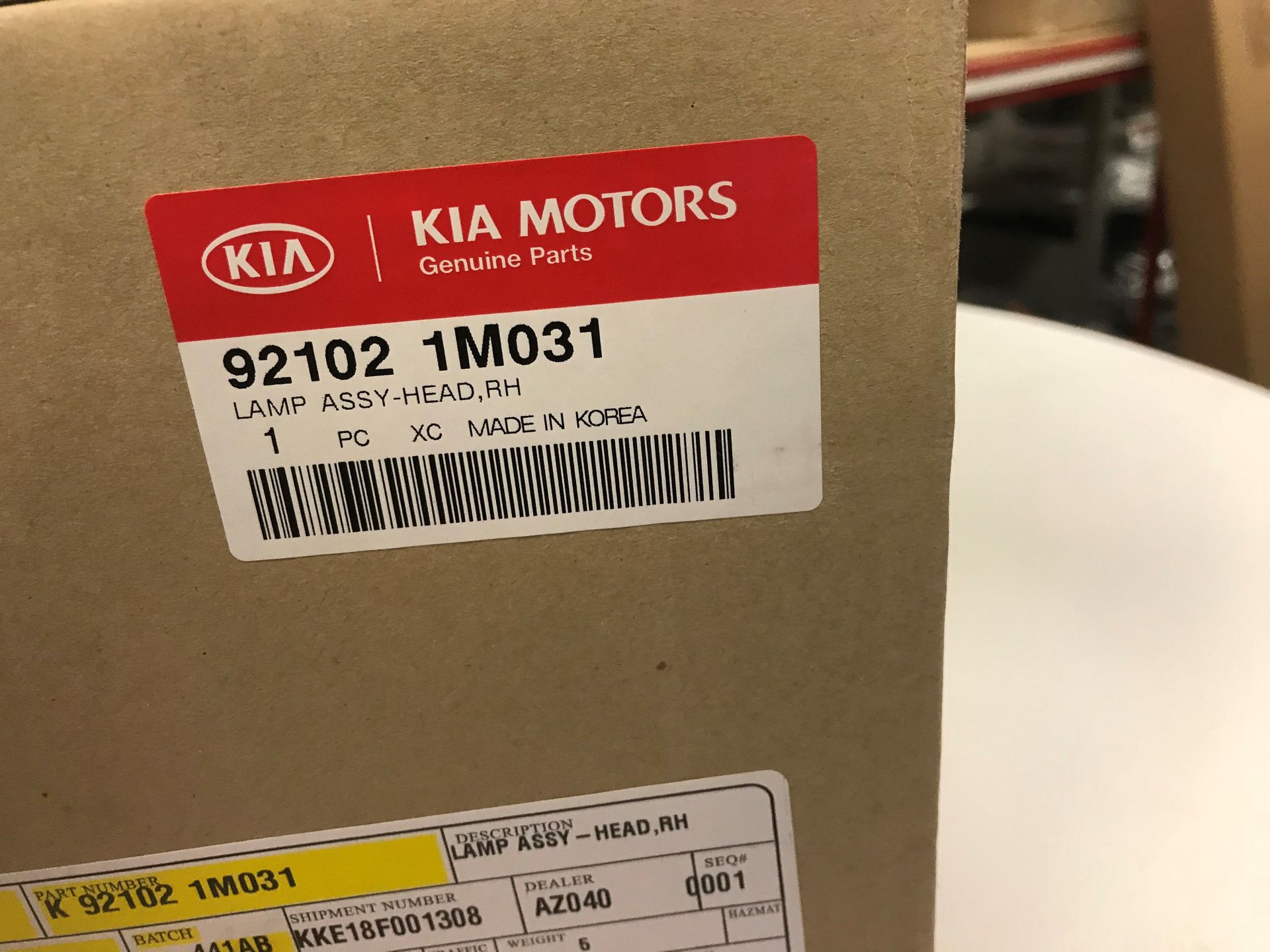 921021M240 - : Composite Assembly for Kia: Forte, Forte Koup Image