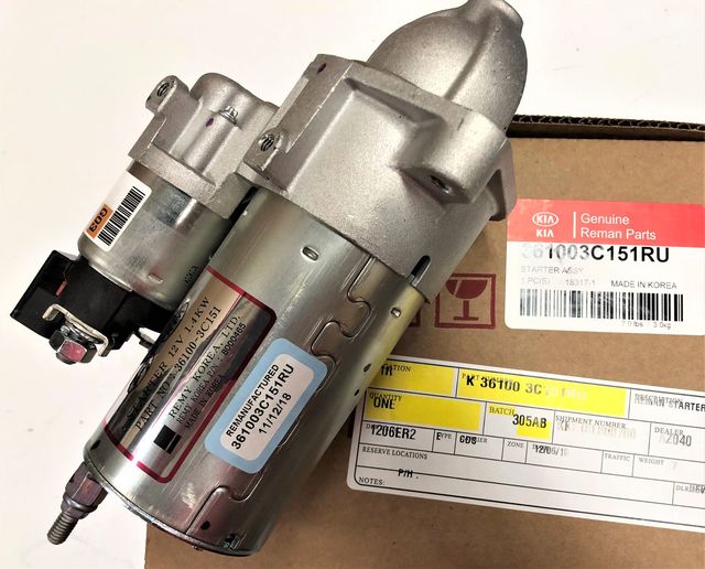 361003C151RU - : Starter for Kia: Sedona Image
