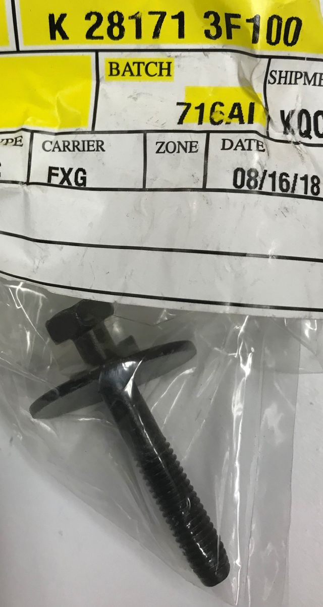 281713F100 - : Air Cleaner Assembly Bolt for Kia: Optima, Rio Image