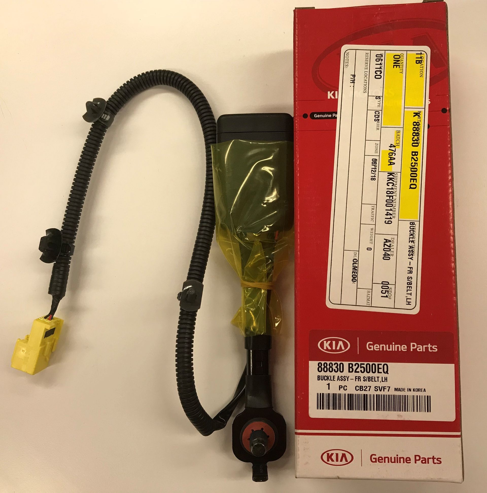 88830B2500EQ - : Buckle for Kia: Soul Image