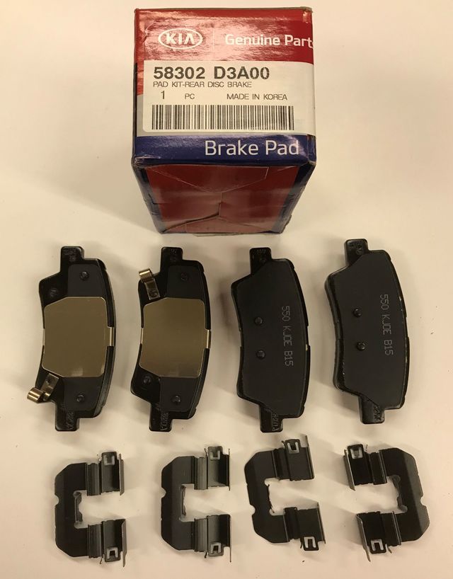 58302D3A00 - : Brake Pads Rear for Kia: Sportage Image
