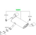 28710D9740 - Exhaust: Exhaust Muffler for Kia Image
