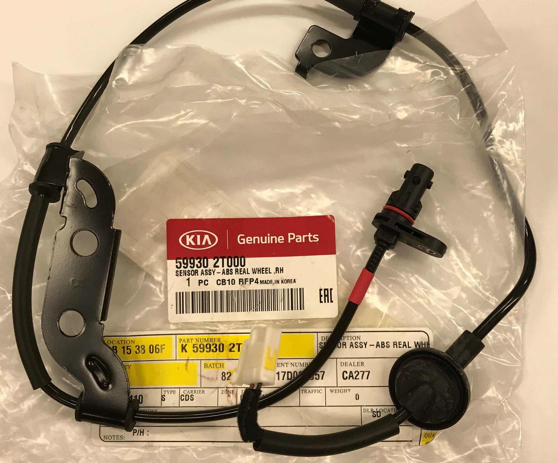 599302T000 - Brakes: ABS Sensor for Kia: Optima Image