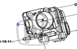 164005BAA01 - Fuel System: Throttle Body for Honda: Civic, HR-V Image