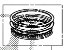 130115K0A01 - Engine: Piston Rings for Honda: Accord Image