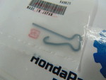 90701S3VA01 - Suspension: Yoke Cotter Pin for Honda: Civic, Odyssey, Ridgeline Image