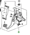 47101SJCA02 - : PEDAL SET, FOOT PARKING BRAKE for Honda: Ridgeline Image