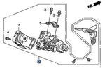 6351SCVC10 - : 2008-2011 Honda - Lock Assembly Steering (NO IMMOBILIZER) for Honda: Element, Fit, Odyssey Image