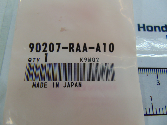 90207-RAA-A10 - Nut Hex Cap (6MM) - 2005-2015 Honda | Genuine Honda Parts