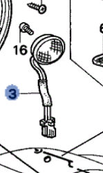 39120S5PA01 - Body: Tweeter for Honda: Civic Image