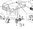 35396TK8A01 - Electrical: Door Switch for Honda: Odyssey Image