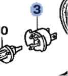 33116SD4961 - Electrical: Socket for Honda: CR-V, Prelude Image