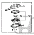35118T0AA10 - : Key Imm Tran for Honda Image