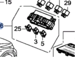 38230TMJZ01 - : Box Assembly Sub-Fuse for Honda Image