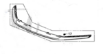 71150THRA60 - Body: Upper Molding for Honda: Odyssey Image