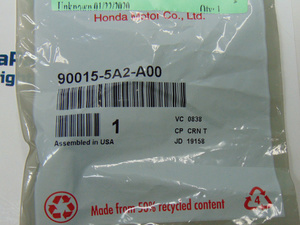 90015-5A2-A00 - Bolt Head Cover | Genuine Honda Parts