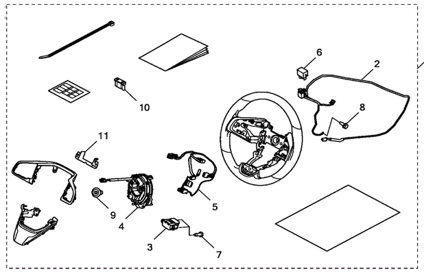 8U97TLA110F - Interior: 2020-2021 Honda CR-V - Heated Steering Wheel - Lx for Honda: CR-V Image