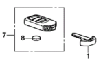 72147TG7A61 - Electrical: Keyless Lock Pad for Honda: Passport, Pilot Image