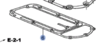 17146RCAA01 - : 2003-2010 Honda - Gasket In Manifold Cover (Upper) for Honda: Accord, Odyssey, Pilot Image