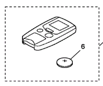 8E91E221M001 - Electronics: 2009-2014 Honda - Remote Start Transmitter for Honda: Accord, Civic, CR-V, Fit, Odyssey, Pilot Image