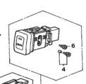 36775S84A01 - Body: Cruise Switch for Honda: Accord Image