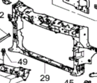7141130AA01 - : Radiator Support for Honda: Accord Image