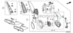 76201TK8A51ZA - Body: Housing Cover for Honda: Odyssey Image