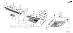 33550T47A02 - Electrical: Tail Light Assembly for Honda: Civic Image
