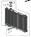 19010R1BA52 - Cooling System: Radiator Assembly for Honda: Civic Image