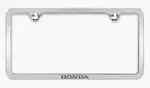 TP25CAM100A - : Honda - Slim Stainless Steel License Plate Frame for Honda Image