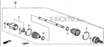 44306T1WA01 - Suspension: Axle Assembly for Honda: CR-V Image