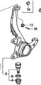 51210S10A10 - Suspension: Knuckle for Honda: CR-V Image