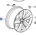 42700T6ZA91 - Suspension: Wheel, Alloy for Honda: Ridgeline Image