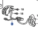 35880SDBA01ZA - Steering: Cruise Control Switch for Honda: Accord Image
