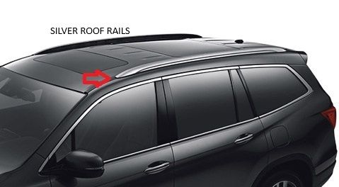 8L02TG7103 - Hauling: 2016-2022 Honda Pilot Roof Rails Carrier Silver for Honda: Pilot Image