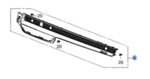 77252T20A01ZA - Body: Trim Molding for Honda: Civic Image