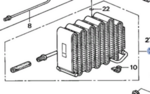 80211SV1305 - HVAC: Evaporator Core for Honda: Accord Image