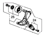 31170RWK025 - Cooling System: Tensioner for Honda: Civic Image