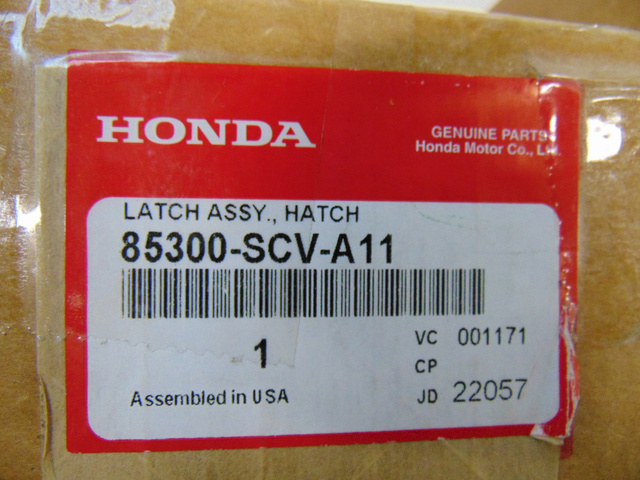 85300-SCV-A11 - 2003-2008 Honda Element - Latch Assembly Hatch ...