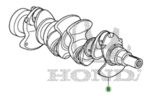 133105R1040 - Engine: Crankshaft for Honda: Clarity, Fit, Insight Image