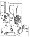 72150S10A11 - Body: Lock Assembly for Honda: CR-V Image