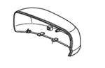 76201TF0E11ZC - Body: Door Mirror Cover for Honda: Fit Image