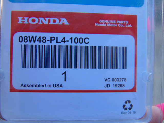 8W48PL4100C - Wheels: 2020-2025 Honda Civic - Valve Stem Caps Type R Black for Honda: Accord, Civic, CR-V, Fit, HR-V, Insight, Ridgeline Image